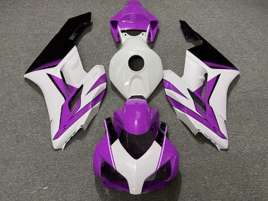2004-2005 Purple White and Gloss Black Honda CBR1000RR Motorcycle Fairing