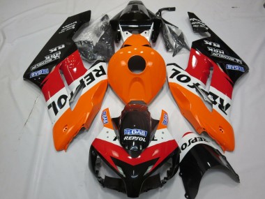 2004-2005 Red Matte Black Honda CBR1000RR Motorcycle Fairing