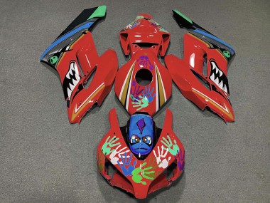 2004-2005 Red Shark Honda CBR1000RR Motorcycle Fairing