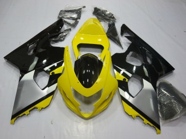 2004-2005 Yellow OEM Style Suzuki GSXR 600-750 Motorcycle Fairing