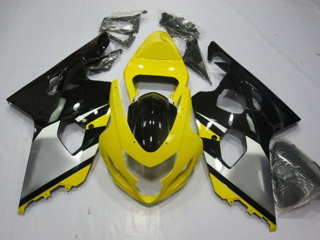 2004-2005 Yellow OEM Style Suzuki GSXR 600-750 Motorcycle Fairing
