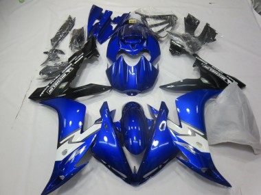 2004-2006 Gloss Blue White Yamaha R1 Motorcycle Fairing