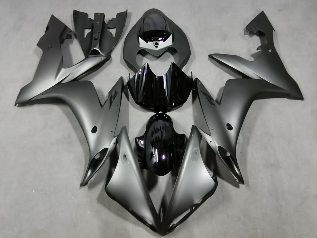 2004-2006 Matte Grey & Gloss Black Yamaha R1 Motorcycle Fairing