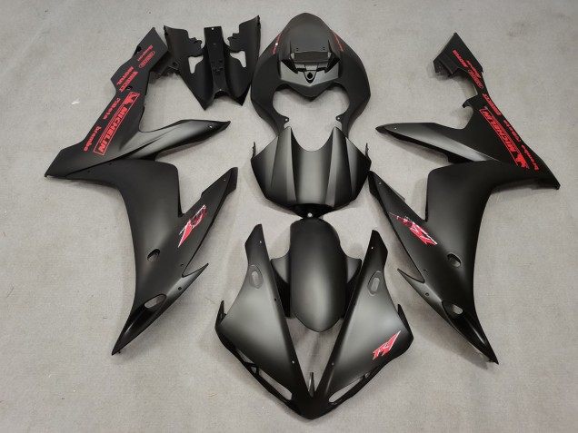 2004-2006 Matte and Red Yamaha R1 Motorcycle Fairing