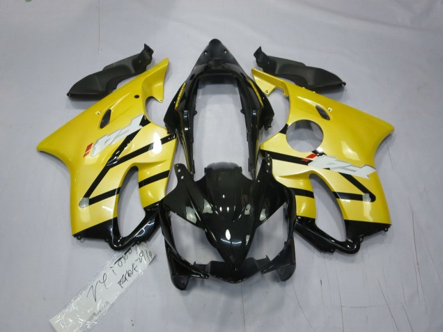 2004-2007 Pearl Yellow Gloss Black Honda CBR600 F4i Motorcycle Fairing 2004-2007 Pearl Yellow Gloss Black Honda CBR600 F4i Motorcycle Fairing
