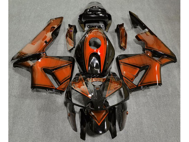 2005-2006 Deep Orange Honda CBR600RR Motorcycle Fairing 2005-2006 Deep Orange Honda CBR600RR Motorcycle Fairing