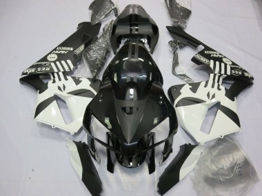 2005-2006 Matte Black & Puisher Logos Honda CBR600RR Motorcycle Fairing