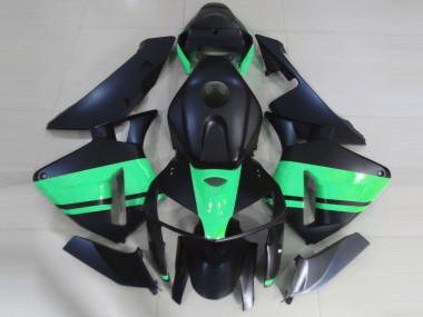 2005-2006 Matte Black & Special Green Honda CBR600RR Motorcycle Fairing