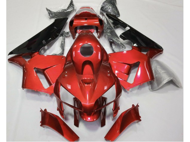 2005-2006 Red CBR Style Honda CBR600RR Motorcycle Fairing