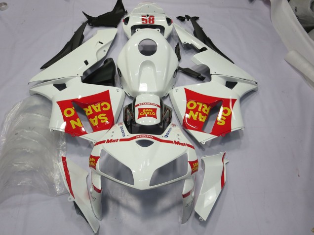 2005-2006 San Carlo 58 Honda CBR600RR Motorcycle Fairing 2005-2006 San Carlo 58 Honda CBR600RR Motorcycle Fairing