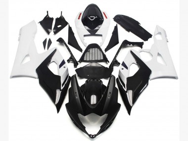 2005-2006 Vibrant Gloss Blue and Matte Black Suzuki GSXR 1000 Motorcycle Fairing