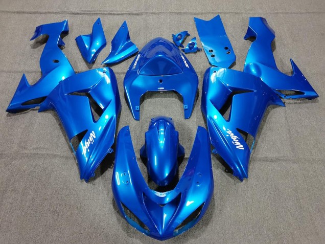 2006-2007 Blue Ninja Kawasaki ZX10R Motorcycle Fairing 2006-2007 Blue Ninja Kawasaki ZX10R Motorcycle Fairing