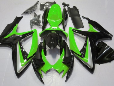 2006-2007 Gloss Green Debadged Suzuki GSXR 600-750 Motorcycle Fairing