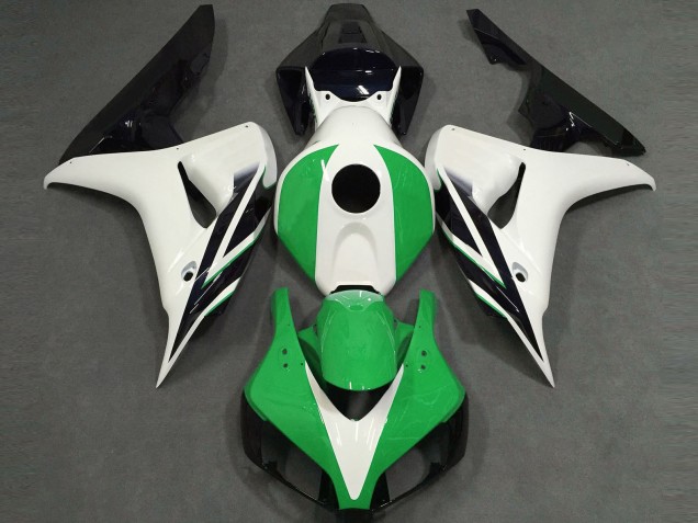 2006-2007 Gloss White Green Black Honda CBR1000RR Motorcycle Fairing 2006-2007 Gloss White Green Black Honda CBR1000RR Motorcycle Fairing