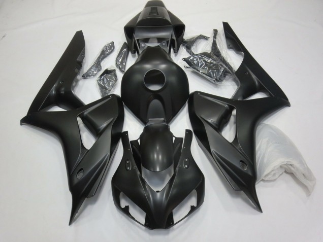 2006-2007 Matte Black Honda CBR1000RR Motorcycle Fairing