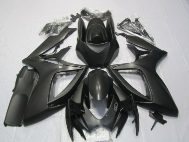 2006-2007 Matte Black Suzuki GSXR 600-750 Motorcycle Fairing