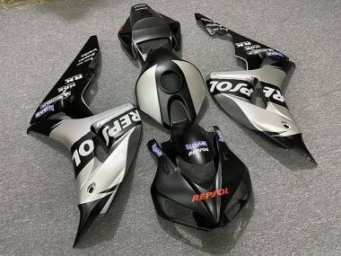 2006-2007 Matte Silver Repsol Honda CBR1000RR Motorcycle Fairing