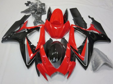2006-2007 OEM Style Red Suzuki GSXR 600-750 Motorcycle Fairing