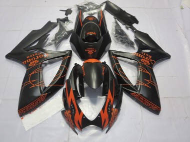 2006-2007 Orange Matte Suzuki GSXR 600-750 Motorcycle Fairing