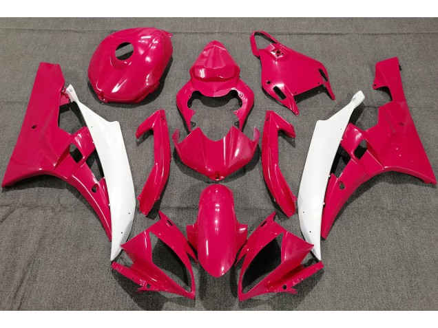 2006-2007 Pearl Red Yamaha R6 Motorcycle Fairing 2006-2007 Pearl Red Yamaha R6 Motorcycle Fairing