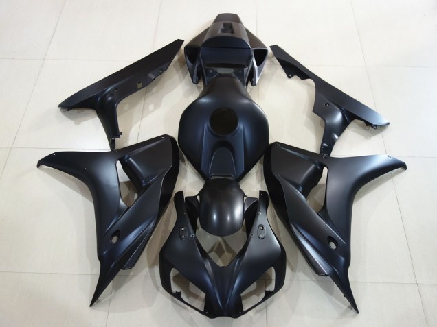 2006-2007 Plain Matte Black Honda CBR1000RR Motorcycle Fairing 2006-2007 Plain Matte Black Honda CBR1000RR Motorcycle Fairing