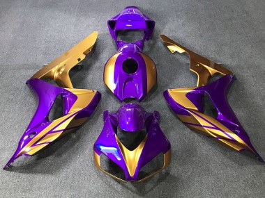 2006-2007 Purple & Gold Honda CBR1000RR Motorcycle Fairing
