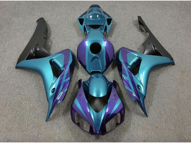 2006-2007 Purple and Emerald Honda CBR1000RR Motorcycle Fairing 2006-2007 Purple and Emerald Honda CBR1000RR Motorcycle Fairing