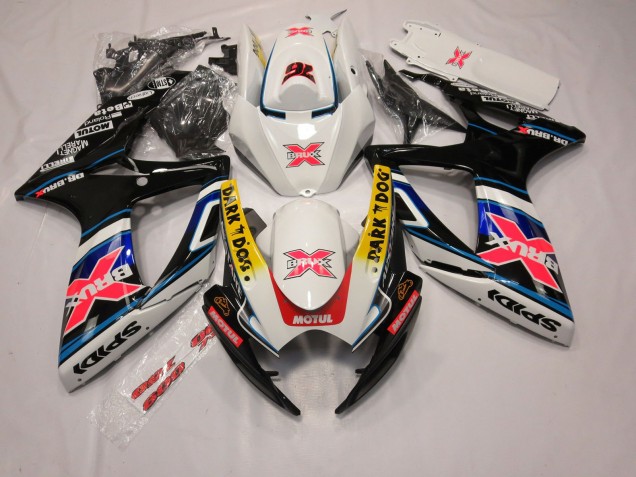 2006-2007 X 76 BRUX Suzuki GSXR 600-750 Motorcycle Fairing 2006-2007 X 76 BRUX Suzuki GSXR 600-750 Motorcycle Fairing