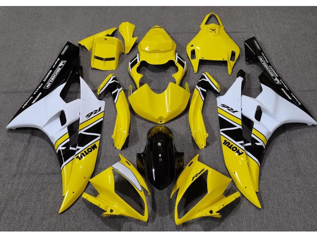 2006-2007 Yellow OEM Style Yamaha R6 Motorcycle Fairing