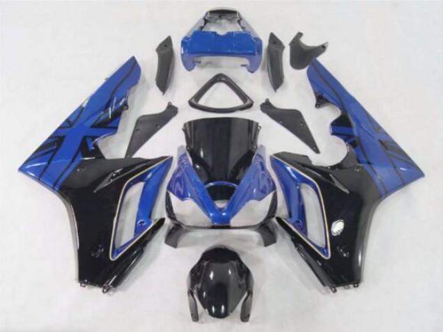2006-2008 Blue Flag / Black Triumph Daytona 675 Motorcycle Fairing 2006-2008 Blue Flag / Black Triumph Daytona 675 Motorcycle Fairing