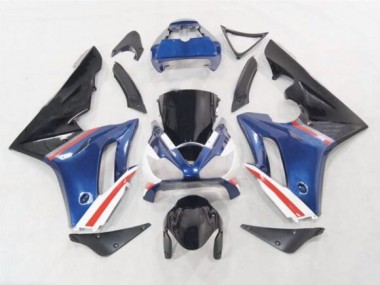 2006-2008 Blue / Red and White Triumph Daytona 675 Motorcycle Fairing