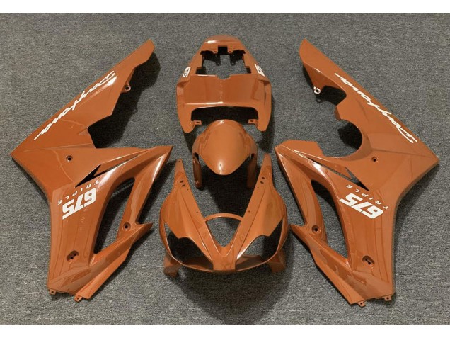 2006-2008 Gloss Orange Triumph Daytona 675 Motorcycle Fairing 2006-2008 Gloss Orange Triumph Daytona 675 Motorcycle Fairing