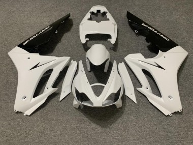 2006-2008 Gloss White and Black Triumph Daytona 675 Motorcycle Fairing