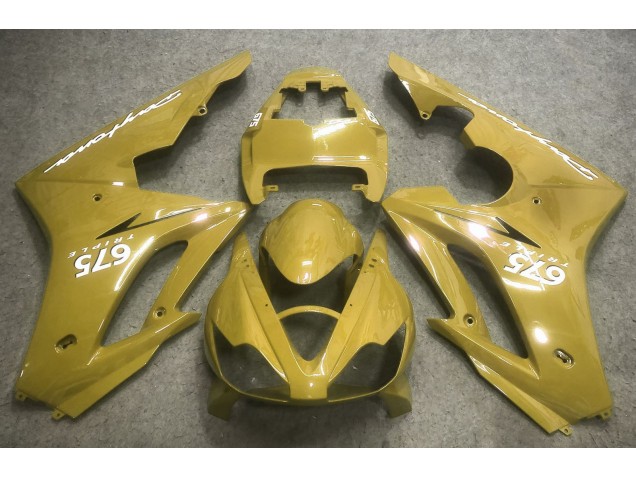 2006-2008 Gold Triumph Daytona 675 Motorcycle Fairing 2006-2008 Gold Triumph Daytona 675 Motorcycle Fairing