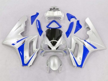 2006-2008 Silver and Blue Triumph Daytona 675 Motorcycle Fairing