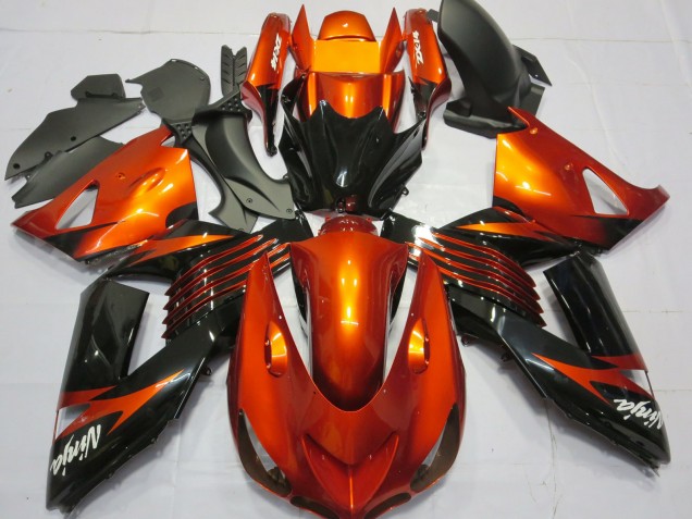 2006-2011 Green Black Kawasaki ZX14R Motorcycle Fairing 2006-2011 Green Black Kawasaki ZX14R Motorcycle Fairing