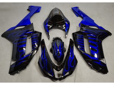 2007-2008 Blue Flame Kawasaki ZX6R Motorcycle Fairing