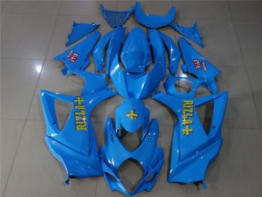 2007-2008 Blue Rizzla 07-08 Suzuki GSXR 1000 Motorcycle Fairing