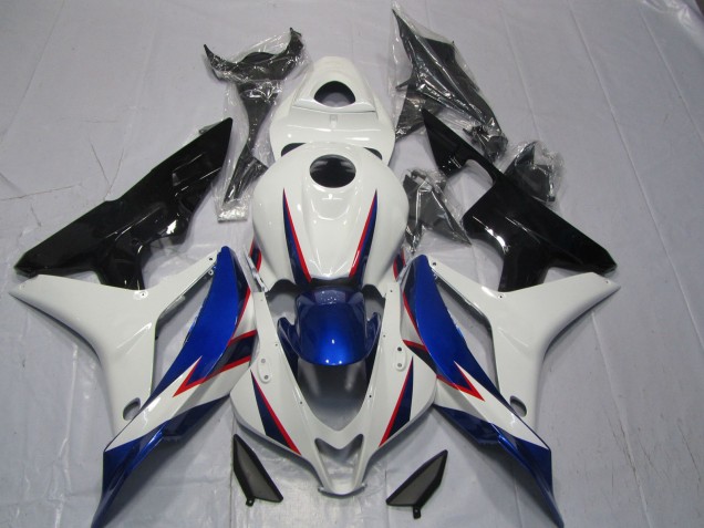 2007-2008 Blue White OEM Style Honda CBR600RR Motorcycle Fairing 2007-2008 Blue White OEM Style Honda CBR600RR Motorcycle Fairing