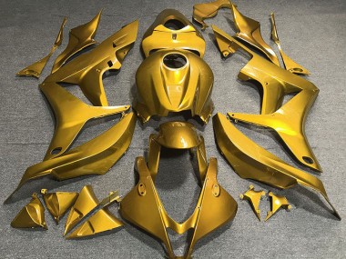 2007-2008 Gloss Gold Plain Honda CBR600RR Motorcycle Fairing