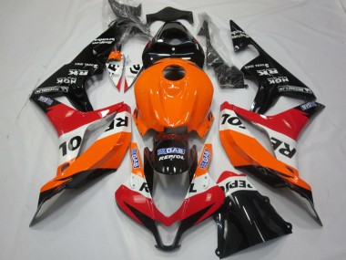 2007-2008 Light Orange Repsol Honda CBR600RR Motorcycle Fairing