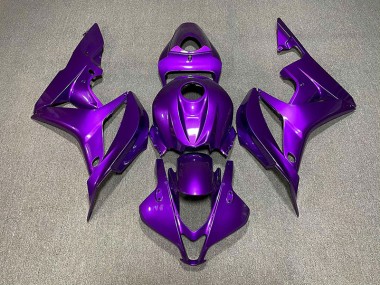 2007-2008 Pearl Purple Plain Honda CBR600RR Motorcycle Fairing