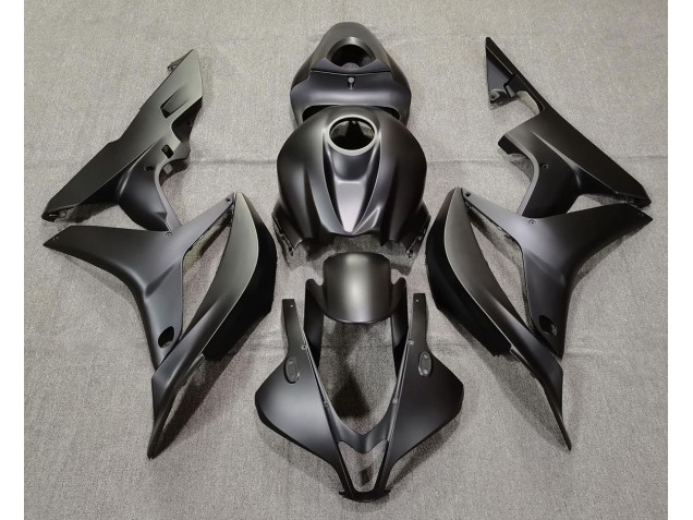 2007-2008 Plain Matte Black Honda CBR600RR Motorcycle Fairing 2007-2008 Plain Matte Black Honda CBR600RR Motorcycle Fairing