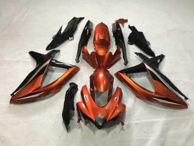 2008-2010 Burnt Orange Suzuki GSXR 600-750 Motorcycle Fairing