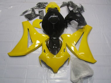 2008-2011 Clear Yellow and Black Honda CBR1000RR Motorcycle Fairing
