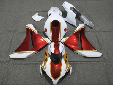 2008-2011 Gold and Red 19 Honda CBR1000RR Motorcycle Fairing