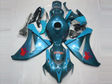 2008-2011 Light Blue Custom Honda CBR1000RR Motorcycle Fairing