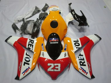 2008-2011 Off Orange Repsol Honda CBR1000RR Motorcycle Fairing