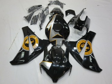 2008-2011 Orange Black and Silver Honda CBR1000RR Motorcycle Fairing