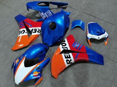 2008-2011 Pearl Blue Repsol Style Honda CBR1000RR Motorcycle Fairing